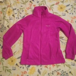 Columbia zip up fleece jacket